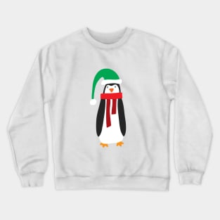 Cute Holiday Penguin Crewneck Sweatshirt